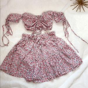 Top & Skirt Set